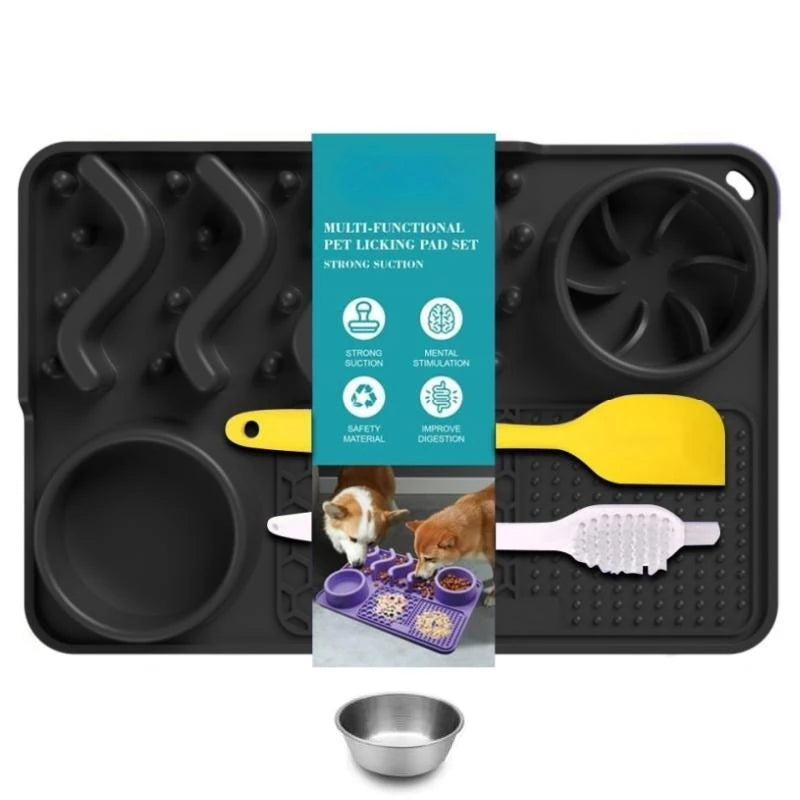 Anti-Schling-Napf-Matte – 100% lebensmittelechtes, ungiftiges Silikon, für gesunde & stressfreie Fütterung